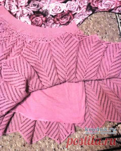 Женская юбка крючком. Работа Галины Лукериной