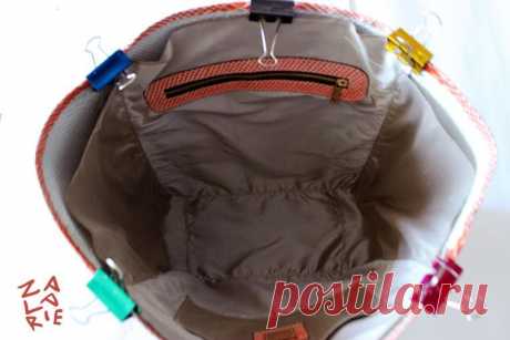 Как сшить сумку-шоппер с двойной магнитной застежкой за 15 шагов