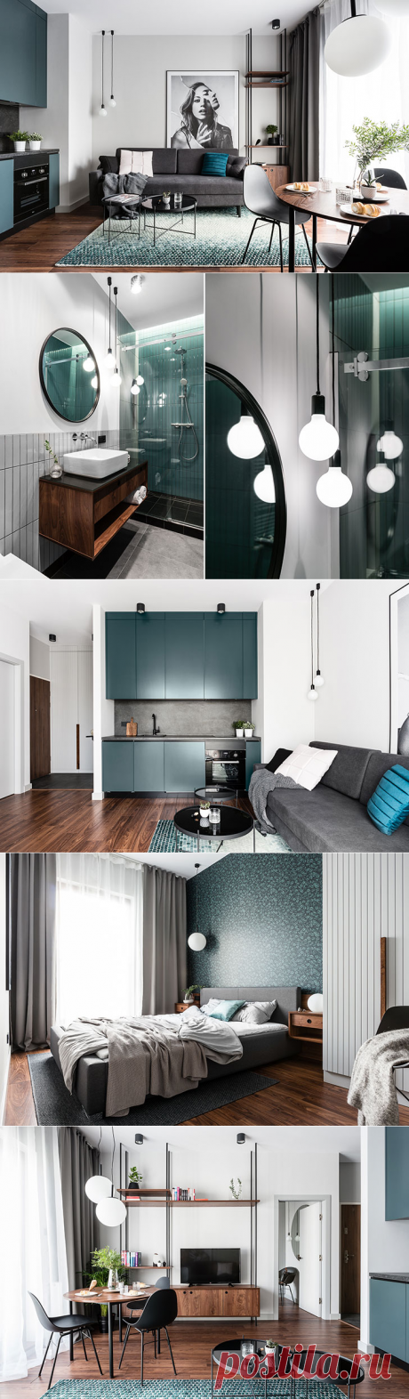 Небольшая современная квартира с отдельной спальней в Гданьске