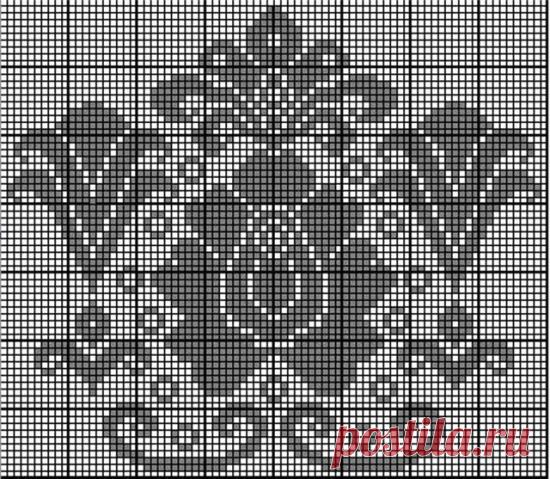 Филейное вязание.