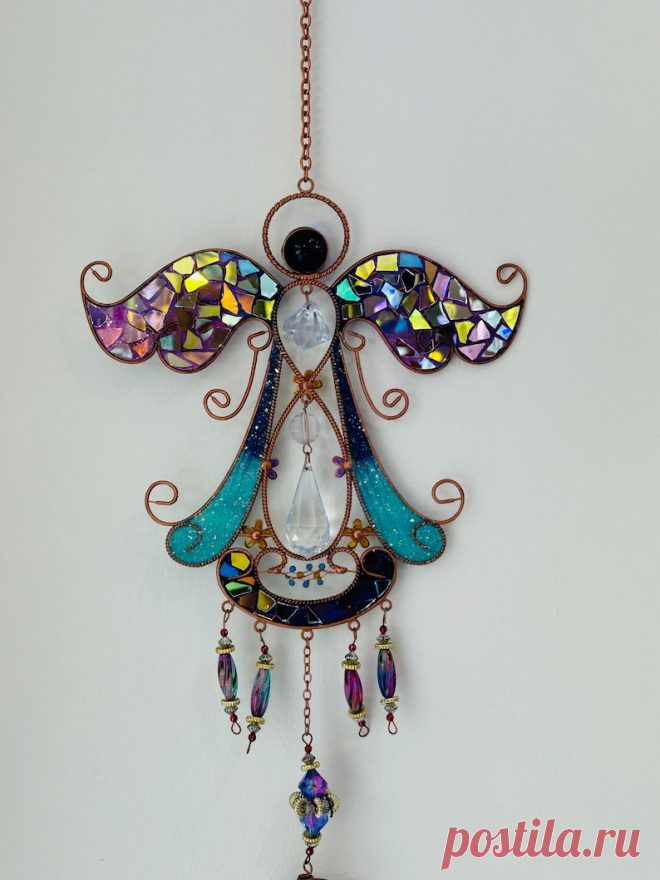 Ángel.. Blingthingzbylori.. whirligigs wind spinner.. campana de viento de ángel.. ángel guardián.. regalo para ella.. artículo religioso - Etsy Chile