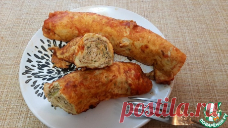 Кабачковые рулетики с фаршем Кулинарный рецепт