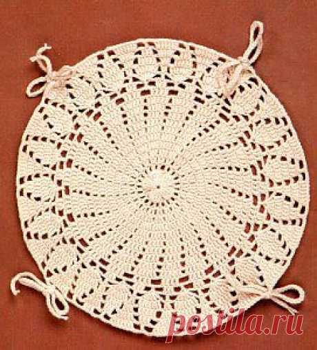 Чехол на табурет крючком | Вязание крючком, схемы вязания, бесплатное вязание крючком