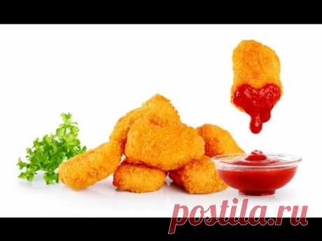 КУРИНЫЕ НАГГЕТСЫ с сыром - Чикен Макнаггетс рецепт - Chicken Nuggets Recipe - YouTube