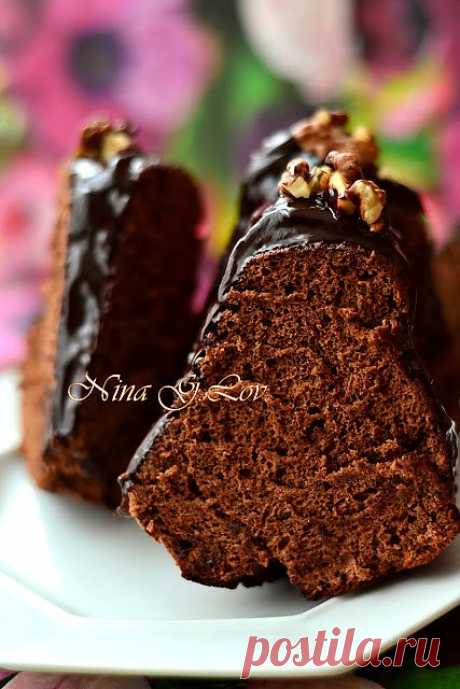 With love, taste and beauty... : Шоколадный &quot;ангельский&quot; кекс