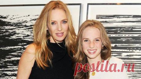 Ума Турман и Майя - Знаменитые мамы и дочки, похожие друг на друга - - Знаменитости | MSN Россия