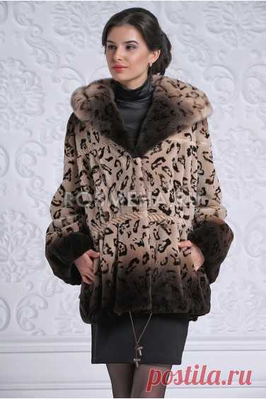 Шуба из бобрика трафарет (86-7022)