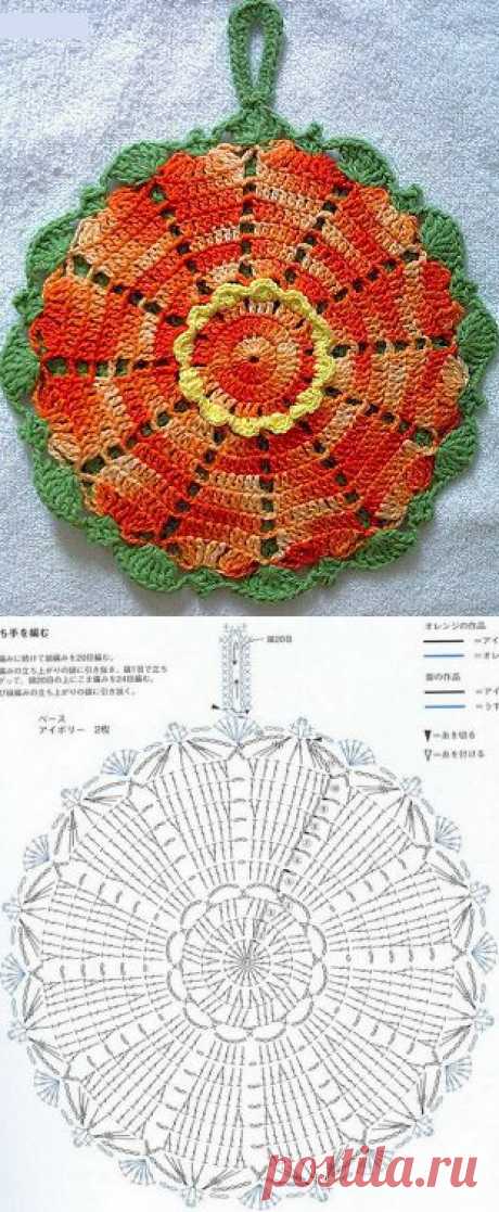 Прихватка крючком