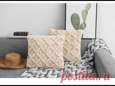闲惠Shweave|DIY Macrame Pillow  tutorail #30