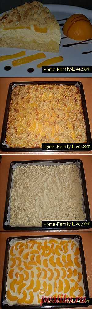 Кулинарные рецепты Пирог с персиками &raquo; Кулинарные рецепты