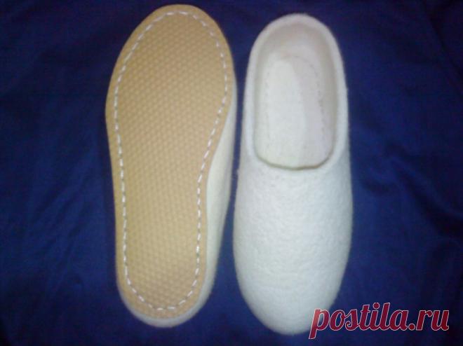 Мастер-класс - Подошва для тапок, ботинок, валенок и другой обуви