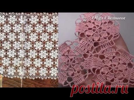 Motive Crochet EASY pattern  Простой мотив крючком