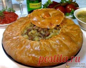 15 рецептов пирогов с мясом:
1. Пирог 