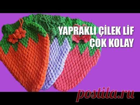 Yapraklı Çilek  Lif Modeli - Son Derece Basit Lif Yapılışı