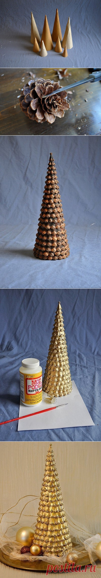 Делаем новогоднюю мини-елочку