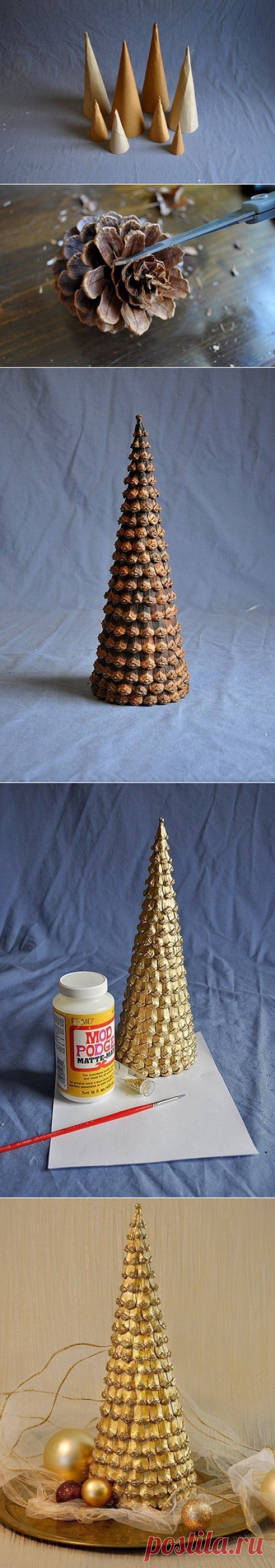 Делаем новогоднюю мини-елочку