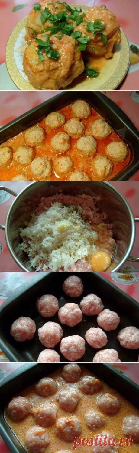 Ёжики из фарша с рисом / Простые рецепты