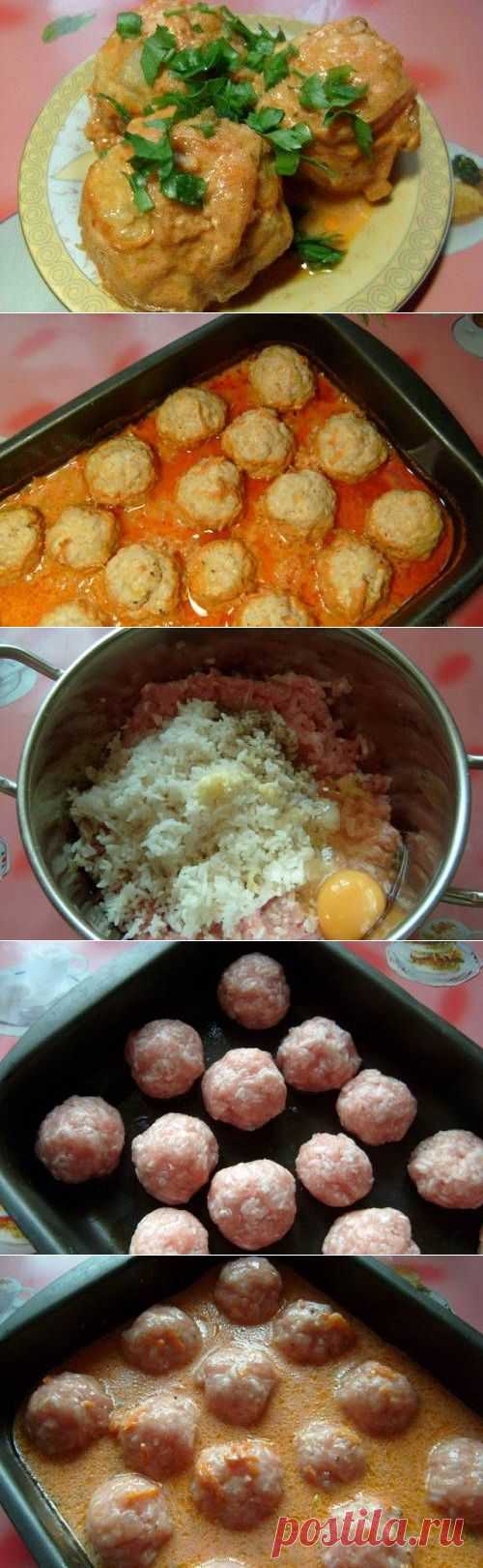 Ёжики из фарша с рисом / Простые рецепты