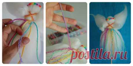 How To Make Fairy Wool Dolls: Christmas AngelParenting Fun Every Day
