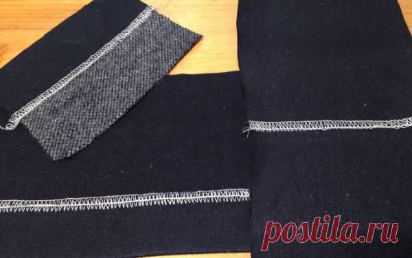 Как выполнить плоский шов на оверлоке?