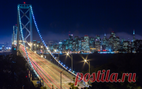 «Мост между Сан-Франциско и Оклендом (Калифорния, США)» — карточка пользователя Алёна Ростунцова в Яндекс.Коллекциях