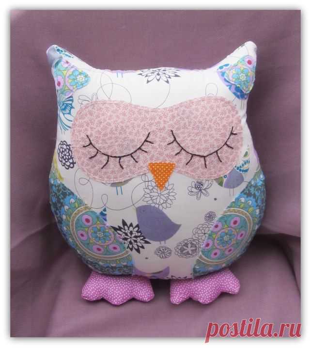 owl crafts | Songbird, Owl Cushion. - Folksy | Craft Juice #owl_crafts_sewing