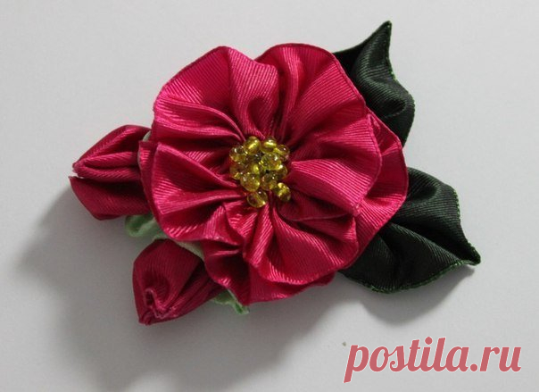 Цветы из ткани своими руками. Урок / Цветы из ткани, крючком, своими руками, мастер классы. Канзаши / КлуКлу. Рукоделие - бисероплетение, квиллинг, вышивка крестом, вязание