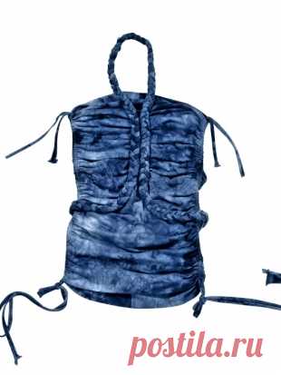 Платье с кулисками в боковых швах  №201966 № 650 из  1/2015 Burda.