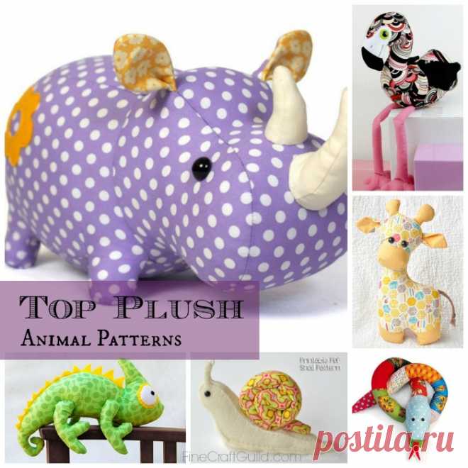 Топ-9 Игрушечных Животных Выкройки