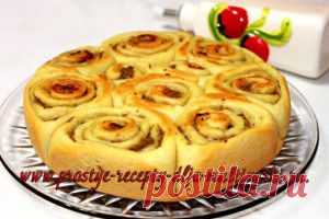 Вкусный дрожжевой пирог с мясом в мультиварке