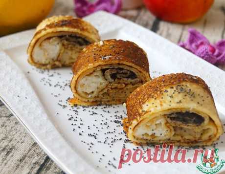 Блины с начинкой "Тройное блаженство" – кулинарный рецепт