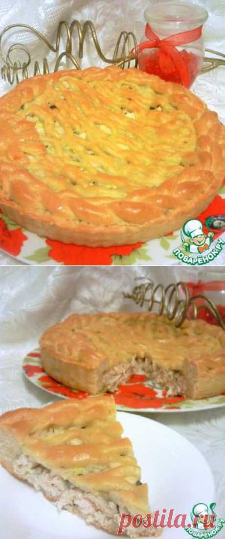 Пирог с курицей в соусе &quot;Бешамель&quot; - кулинарный рецепт