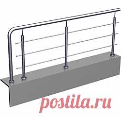 Лестничные ограждения из нержавеющей стали | DecorMetal.ru