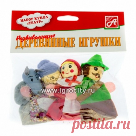 Набор кукол "Пальчиковый театр Красная шапочка", Анданте, арт.РДИ-Д1011а - купить в интернет-магазине Игросити