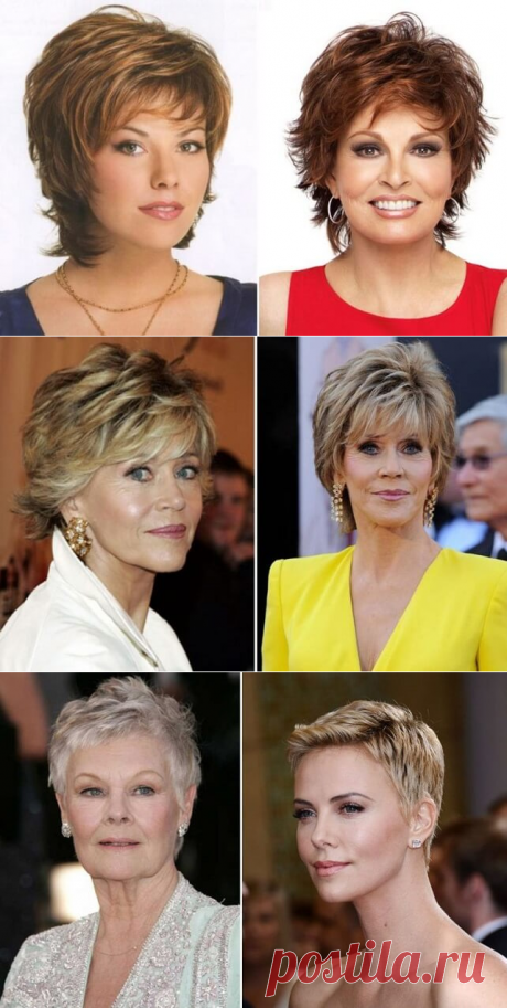 Стрижки для круглого лица для женщин за 40