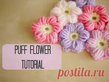 CROCHET: How to crochet a puff flower | Bella Coco