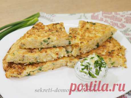 Капустный пирог на сковороде — пошаговый рецепт