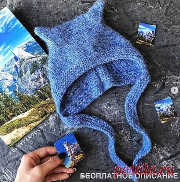 Шапочки Kitty cap, бесплатное описание