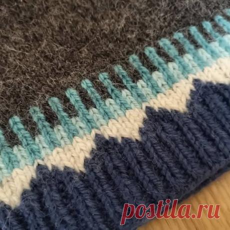 🧶 Детали и изюминки: минимальные включения жаккарда в изделие | Ольга Прилуцкая, вязание - это модно | Дзен