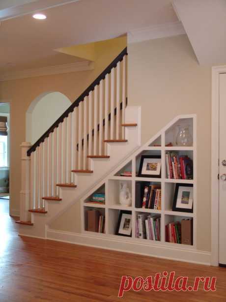 storage under stairs