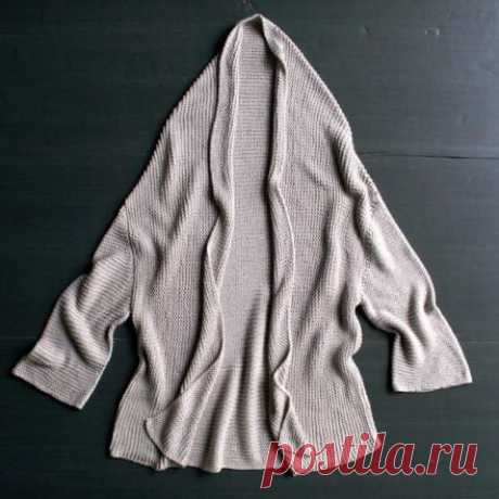 Кардиган Folded-square (модель Purl soho) - блог экспертов интернет-магазина пряжи 5motkov.ru