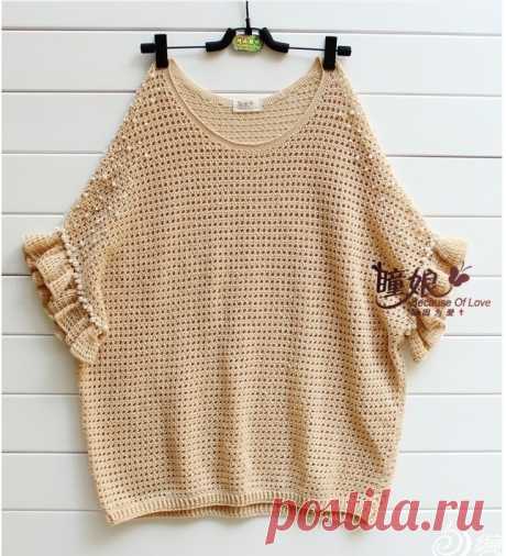 пуловер крючком