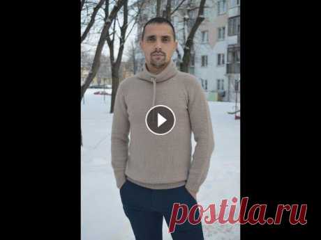 Вяжем вместе мужской джемпер спицами. Худи спицами. Мастер класс.Вязание. Дорогие мои, друзья!!! Сегодня я предлагаю Вам связать замечательное изделие для наших мужчин! ПРОМОКОД &quot; ОТ РЫНАШКО&quot; указывайте и получайте...