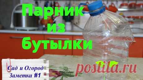 Во саду ли в огороде • Парник из пластиковой бутылки. Лайфхак от Юли.
