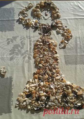 Google+
А  вот какую  синьориту  успела я соорудить из найденных на берегу  ракушек и обломков
Отдыхалось мне в Испании так здорово...