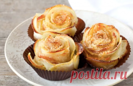 Рецепт| Картофельные розочки | Едим вместе | Яндекс Дзен