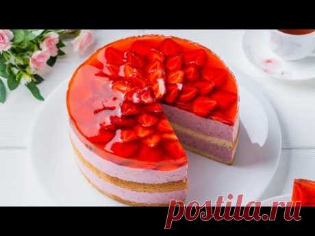 Невероятно вкусно и легко! Клубничный торт