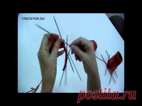 Носки пятью спицами