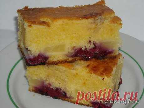 Пирог &quot;Перевертыш&quot; (рецепты из &quot;бабушкиного чуланчика&quot;)