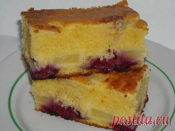 Пирог "Перевертыш" (рецепты из "бабушкиного чуланчика")